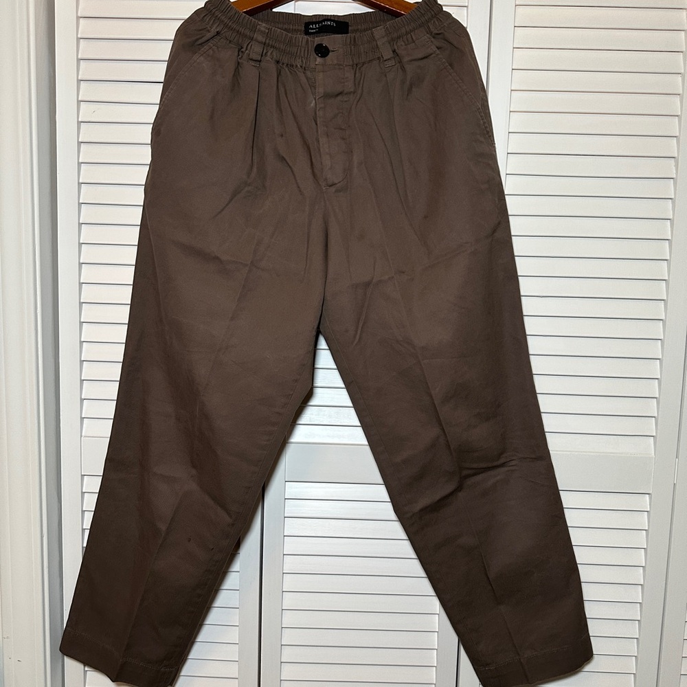 All Saints Men's Brown Chinos